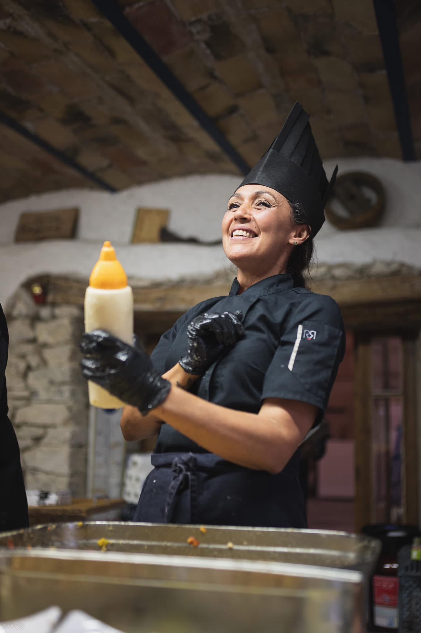 Le chef du restaurant Le Chat Qui Pêche